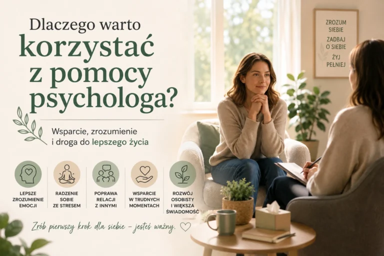 Dlaczego warto korzystać z pomocy psychologa?
